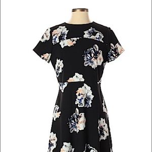 Vince Camuto Duet Floral A Line Dress